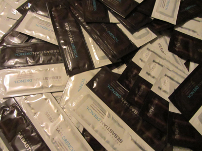 50 Sebastian Drench Conditioner Shampoo Packet Sets  .34 ea-Sebastian Drench Conditioner Shampoo Combo Samples