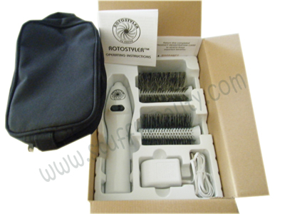 Rotary Rotating Roto Styler Rechargable Hair Brush with Case-Rotary Roto Styler Rotating Rechargable Hair Brush