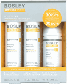 Bosley Defense Pack for NormalFine and ColorTreated Hair