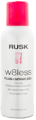 Rusk W8less Plus Spray Gel Firm Hold  53 oz