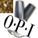 OPI Glim-merry Gold Glitter Top Coat Nail Polish 0.5oz-OPI Glim-merry Gold Glitter Top Coat Nail Polish