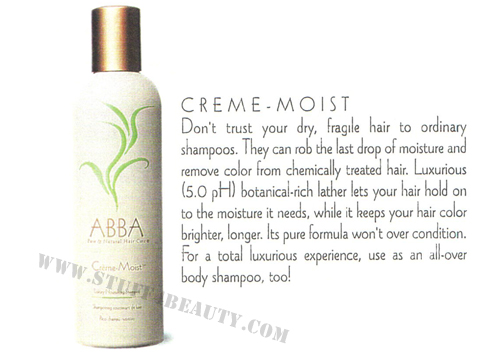 ABBA Creme-Moist Shampoo-ABBA Creme-Moist Shampoo 