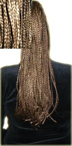 All Tiny Braids Long Ponytail in Winger Brown-All Tiny Braids Long Ponytail in Winger Brown