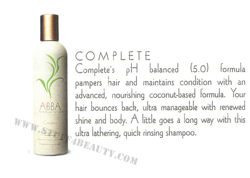 ABBA Complete Shampoo 6.75 oz-ABBA Complete Shampoo