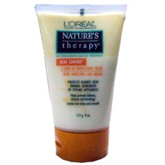 Loreal Natures Therapy Heat Control 4oz-L'Oreal Nature's Therapy Heat Control Leave In Creme
