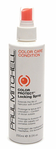 Paul Mitchell Color Protect Locking Spray Former Packaging-Paul Mitchell Color Protect Locking Spray Former packaging will lock in and protect hair color with sunscreens