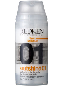 Redken Outshine 01 Anti-Frizz Polishing Milk Original 3.4 oz-Redken Outshine 01 Anti-Frizz Polishing Milk Original 