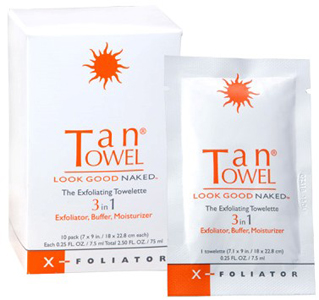 TanTowel The Exfoliating Towelettes-Tan Towel The Exfoliating Towelettes