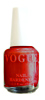 Vogue Nail Polish Red Sparkle 0.5oz-Vogue Nail Polish Red Sparkle