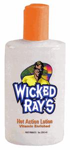 Wicked Rays Hot Action Tanning Lotion 8 oz-Wicked Rays Hot Action Tanning Lotion